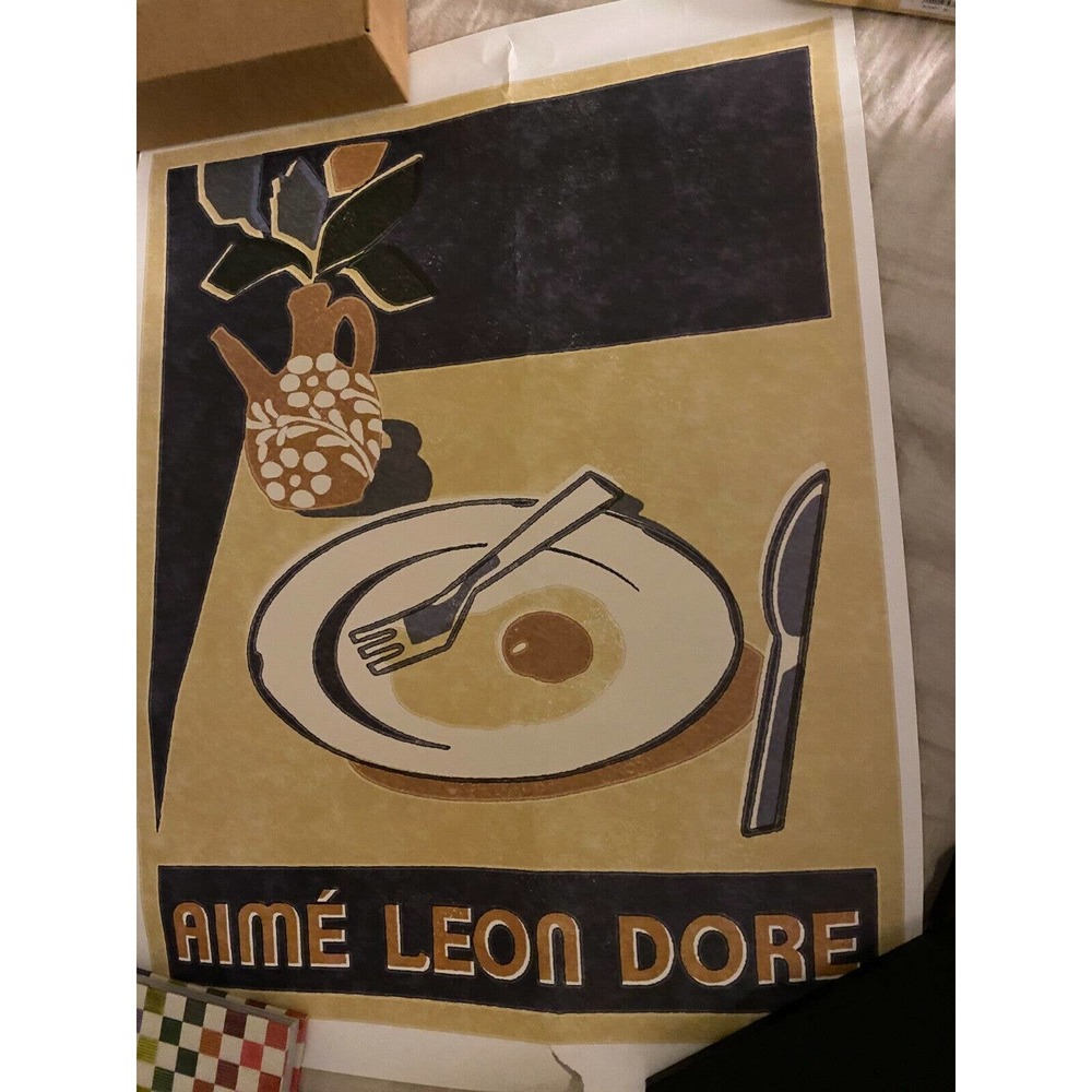 Aime Leon Dore Molina Breakfast Eggs Poster (Damaged)